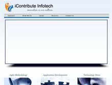 Tablet Screenshot of icontributetech.com